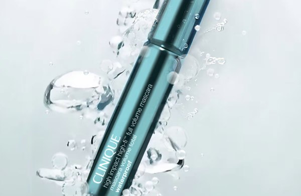 Clinique mascara suspended in water, from the members-first launch campaign